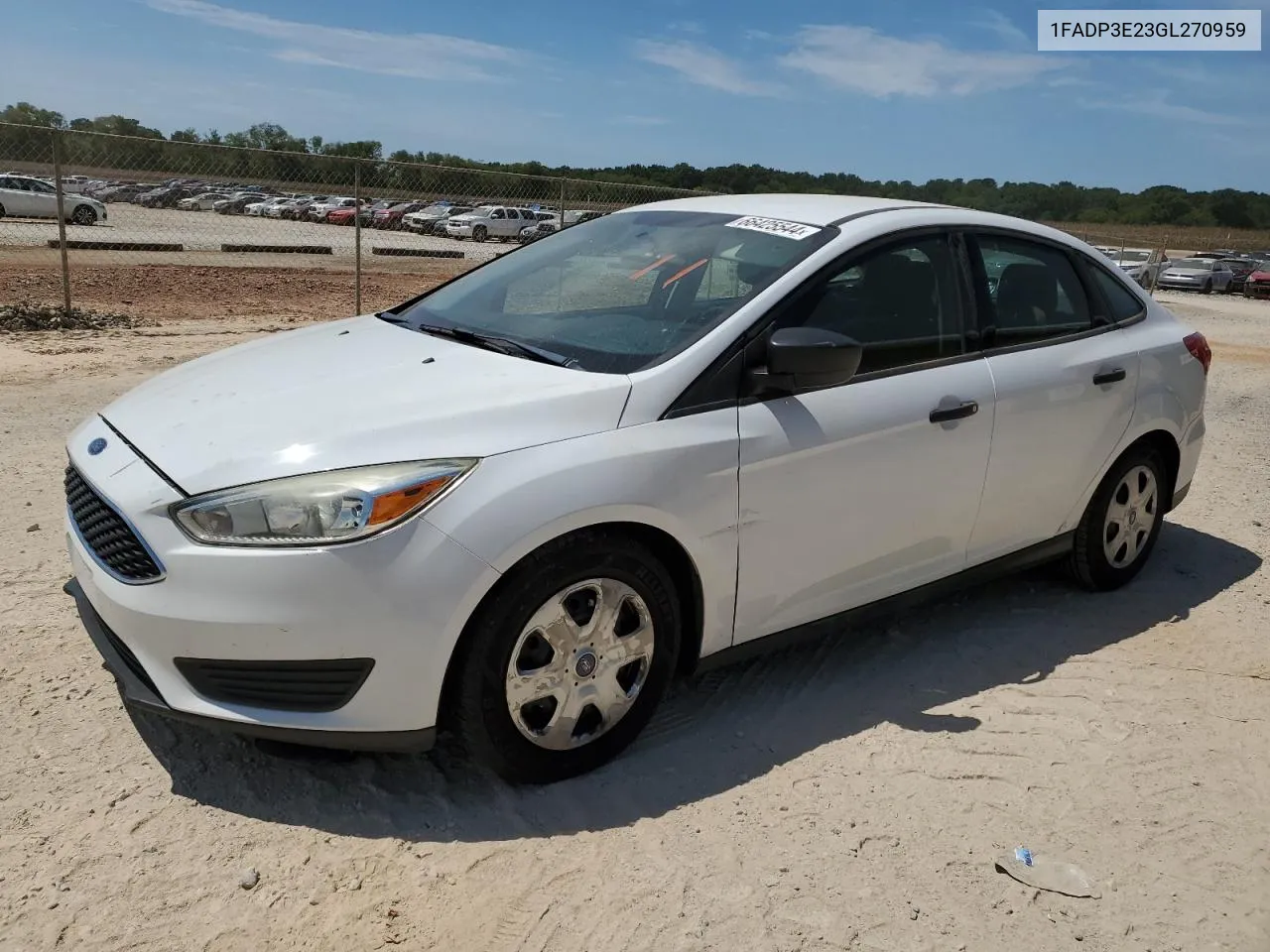 1FADP3E23GL270959 2016 Ford Focus S