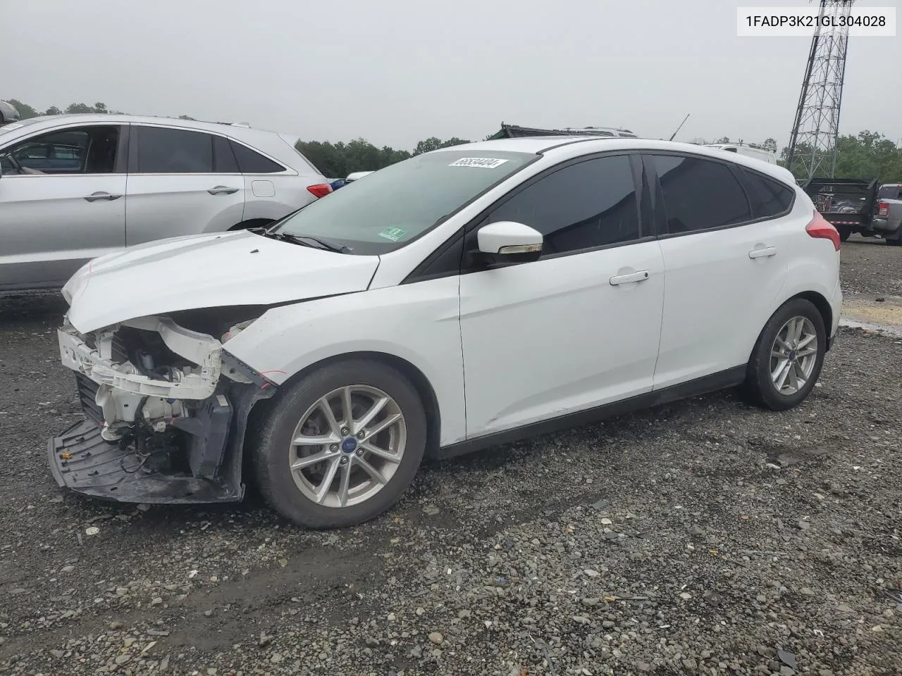 2016 Ford Focus Se VIN: 1FADP3K21GL304028 Lot: 66534404