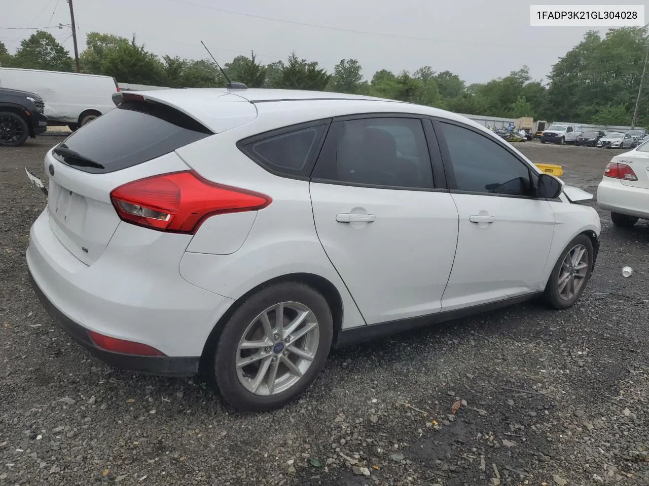 2016 Ford Focus Se VIN: 1FADP3K21GL304028 Lot: 66534404