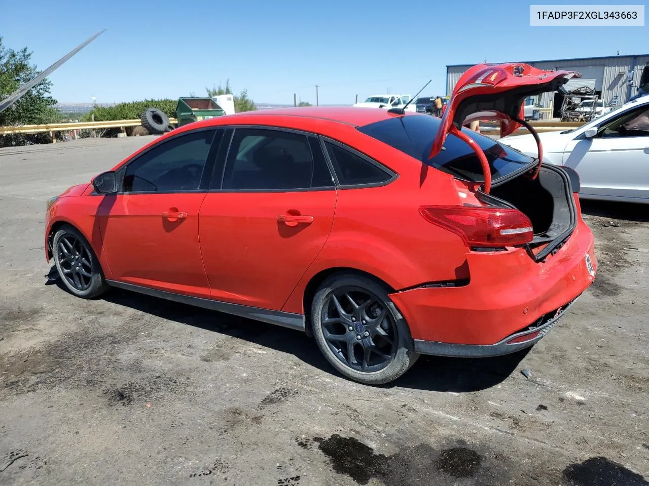 2016 Ford Focus Se VIN: 1FADP3F2XGL343663 Lot: 66534544