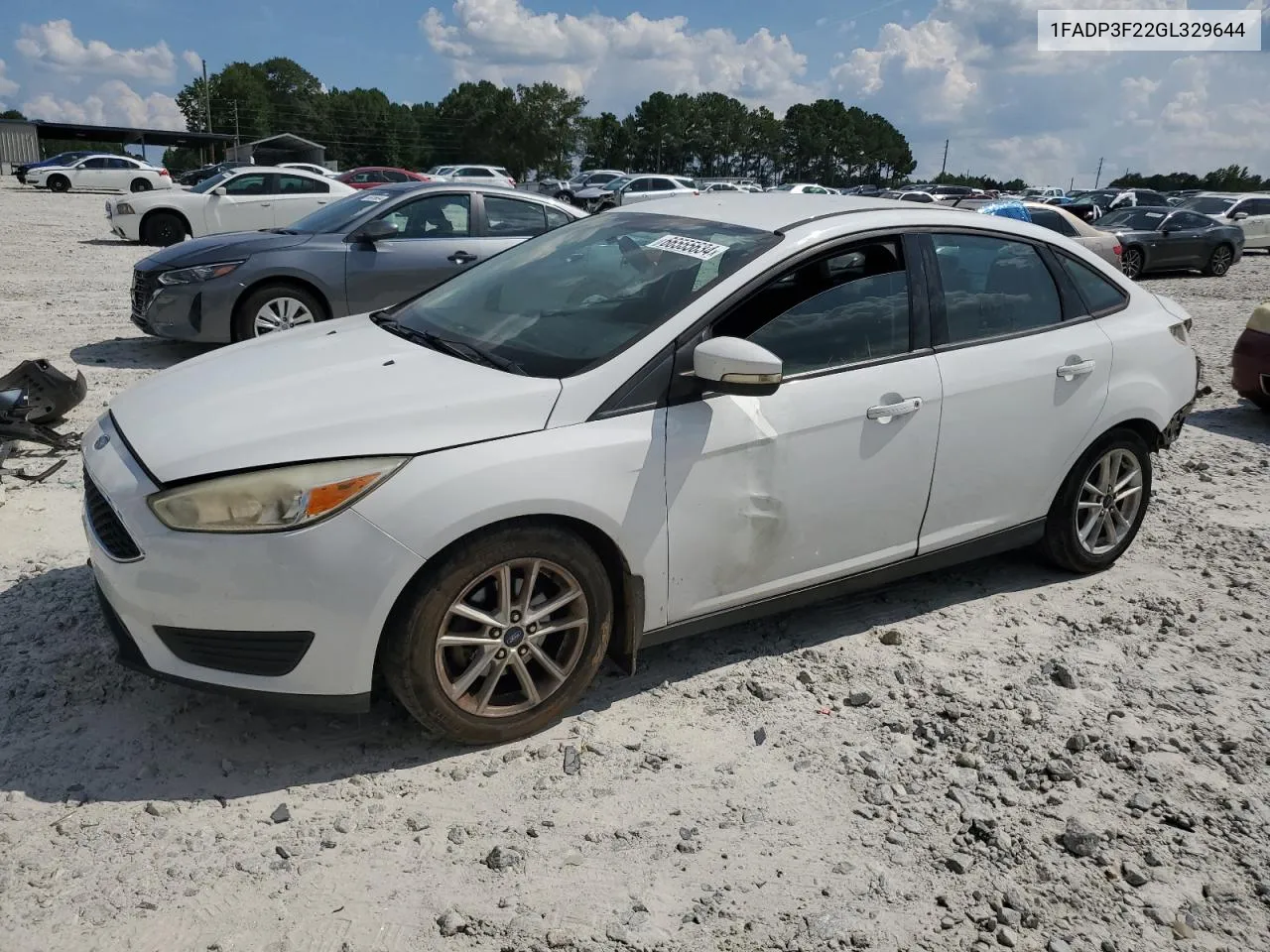 1FADP3F22GL329644 2016 Ford Focus Se