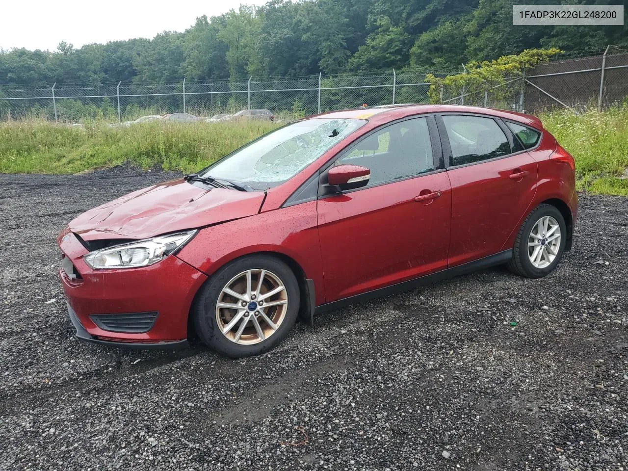 2016 Ford Focus Se VIN: 1FADP3K22GL248200 Lot: 66667544