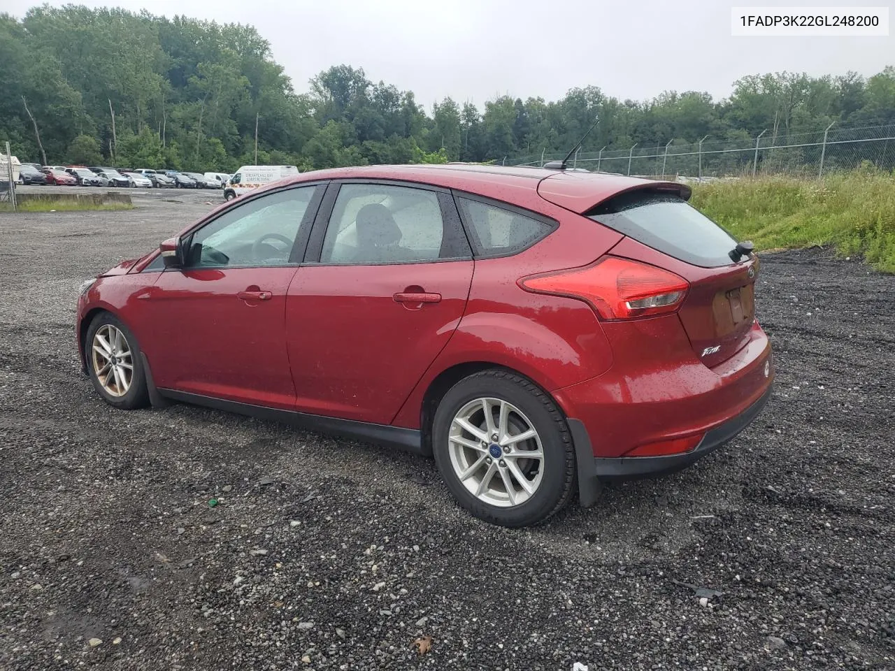 2016 Ford Focus Se VIN: 1FADP3K22GL248200 Lot: 66667544