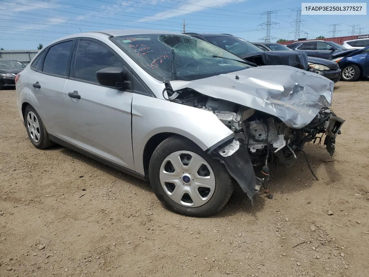 2016 Ford Focus S VIN: 1FADP3E25GL377527 Lot: 66934554