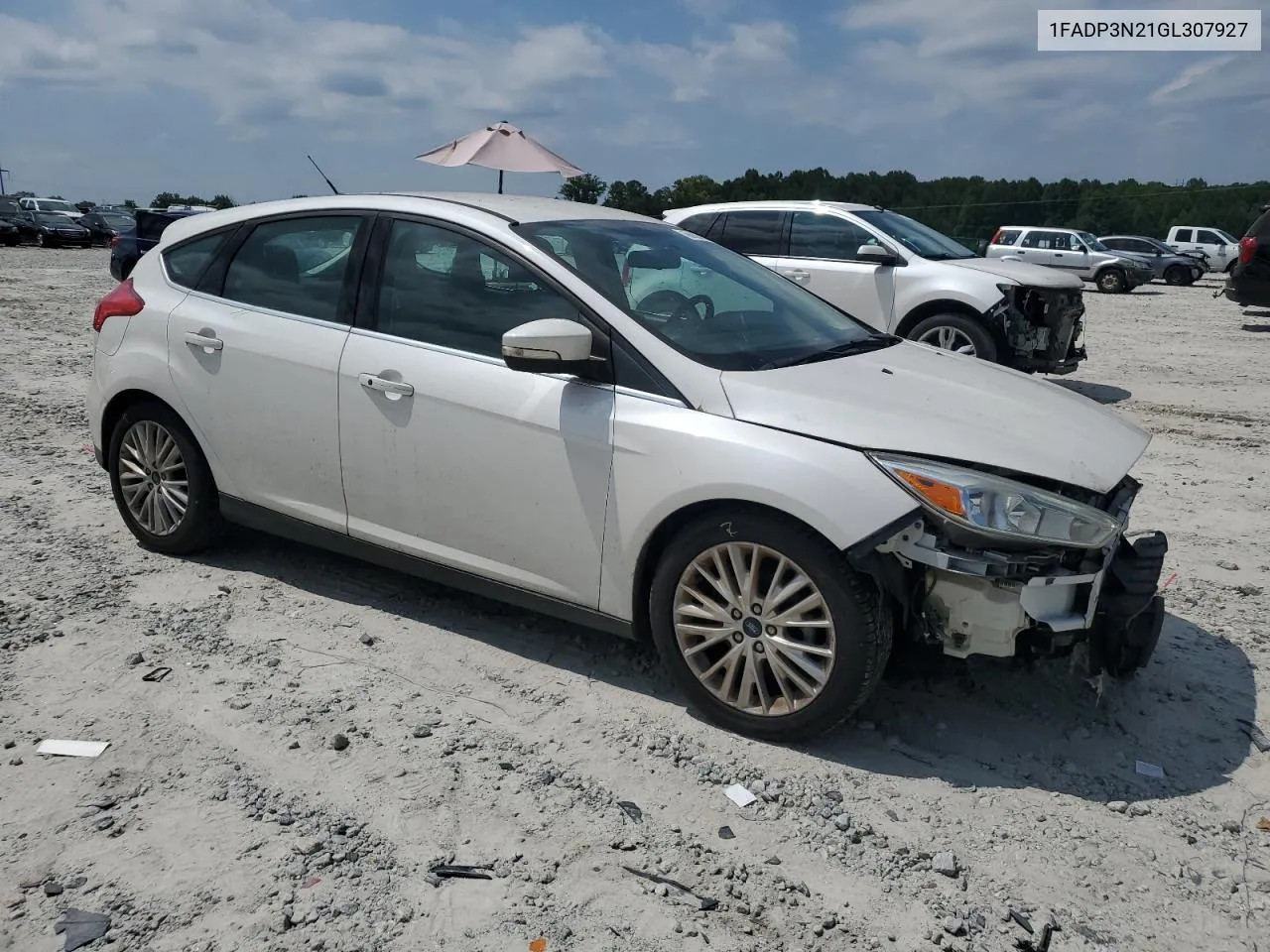 2016 Ford Focus Titanium VIN: 1FADP3N21GL307927 Lot: 66935414