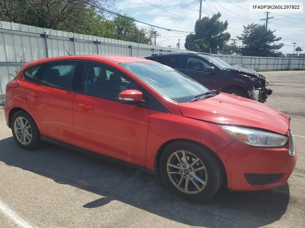 2016 Ford Focus Se VIN: 1FADP3K26GL297822 Lot: 66958284