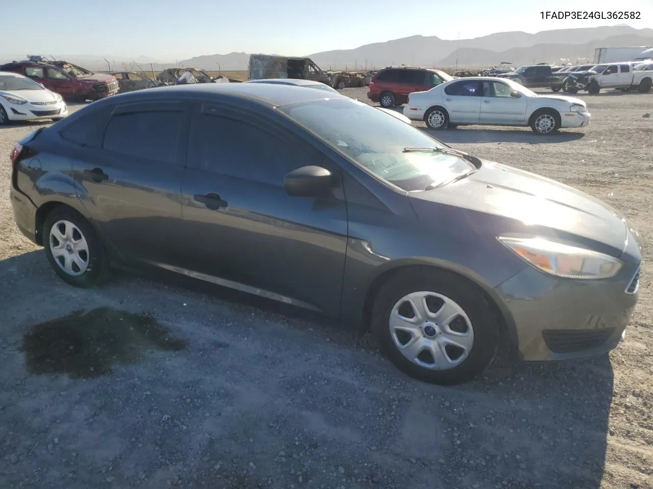 2016 Ford Focus S VIN: 1FADP3E24GL362582 Lot: 67160514