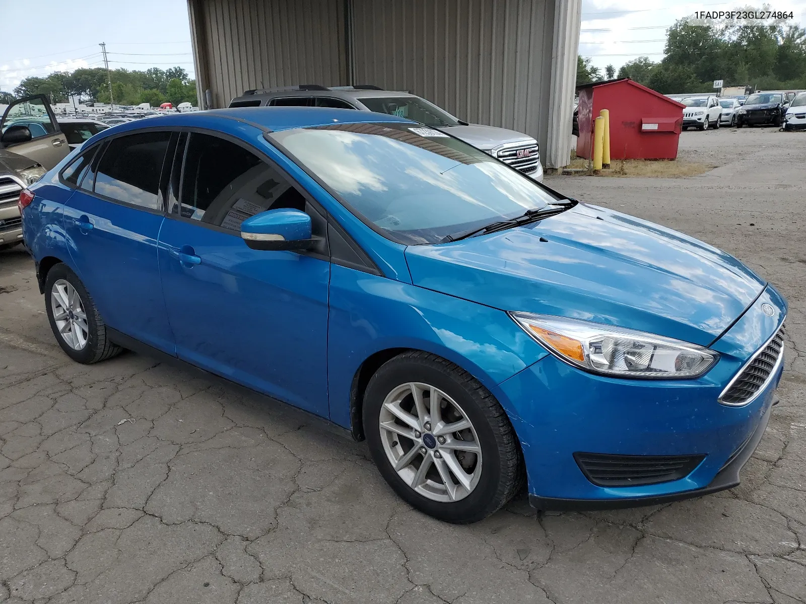 2016 Ford Focus Se VIN: 1FADP3F23GL274864 Lot: 67239724