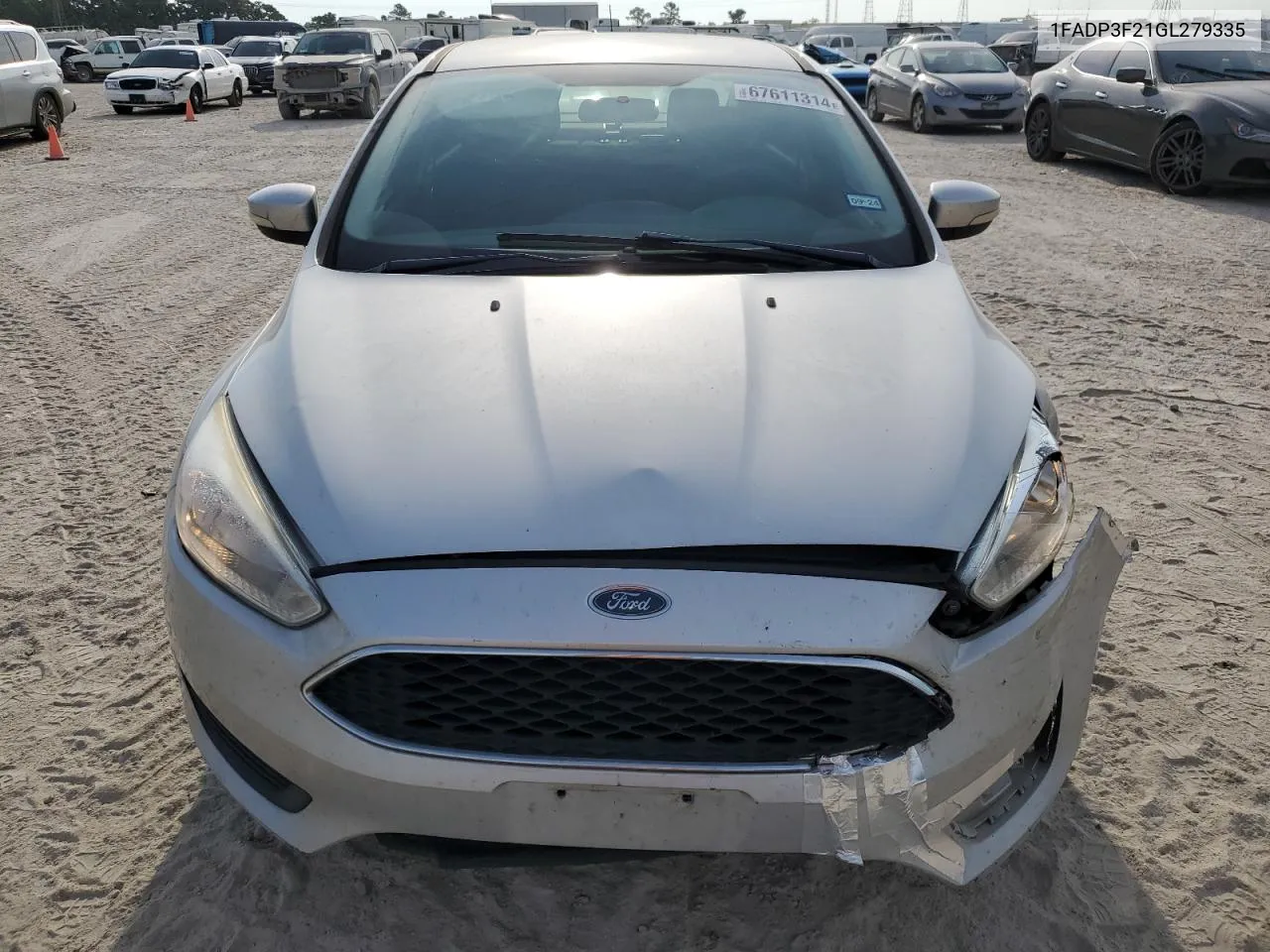 2016 Ford Focus Se VIN: 1FADP3F21GL279335 Lot: 67611314