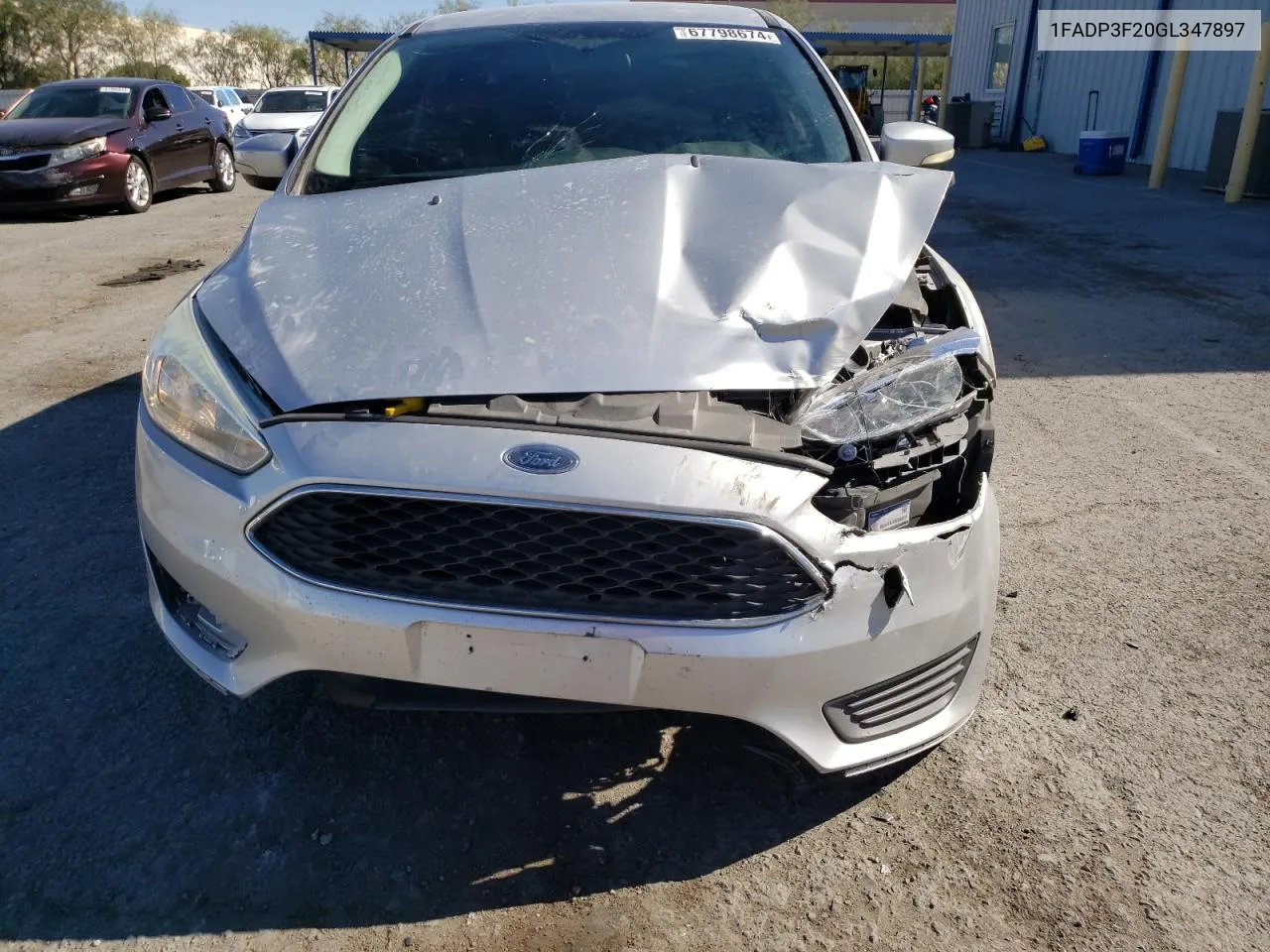 2016 Ford Focus Se VIN: 1FADP3F20GL347897 Lot: 67798674