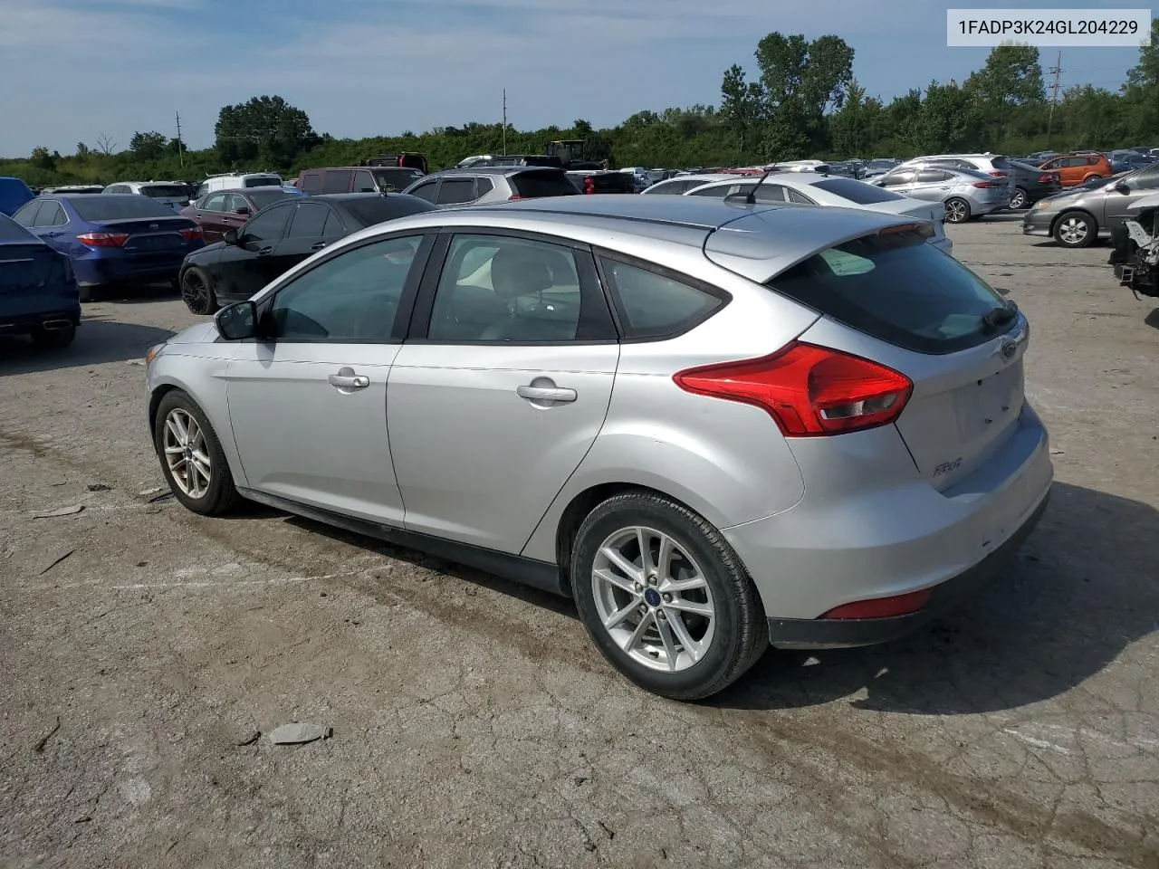 2016 Ford Focus Se VIN: 1FADP3K24GL204229 Lot: 67844224