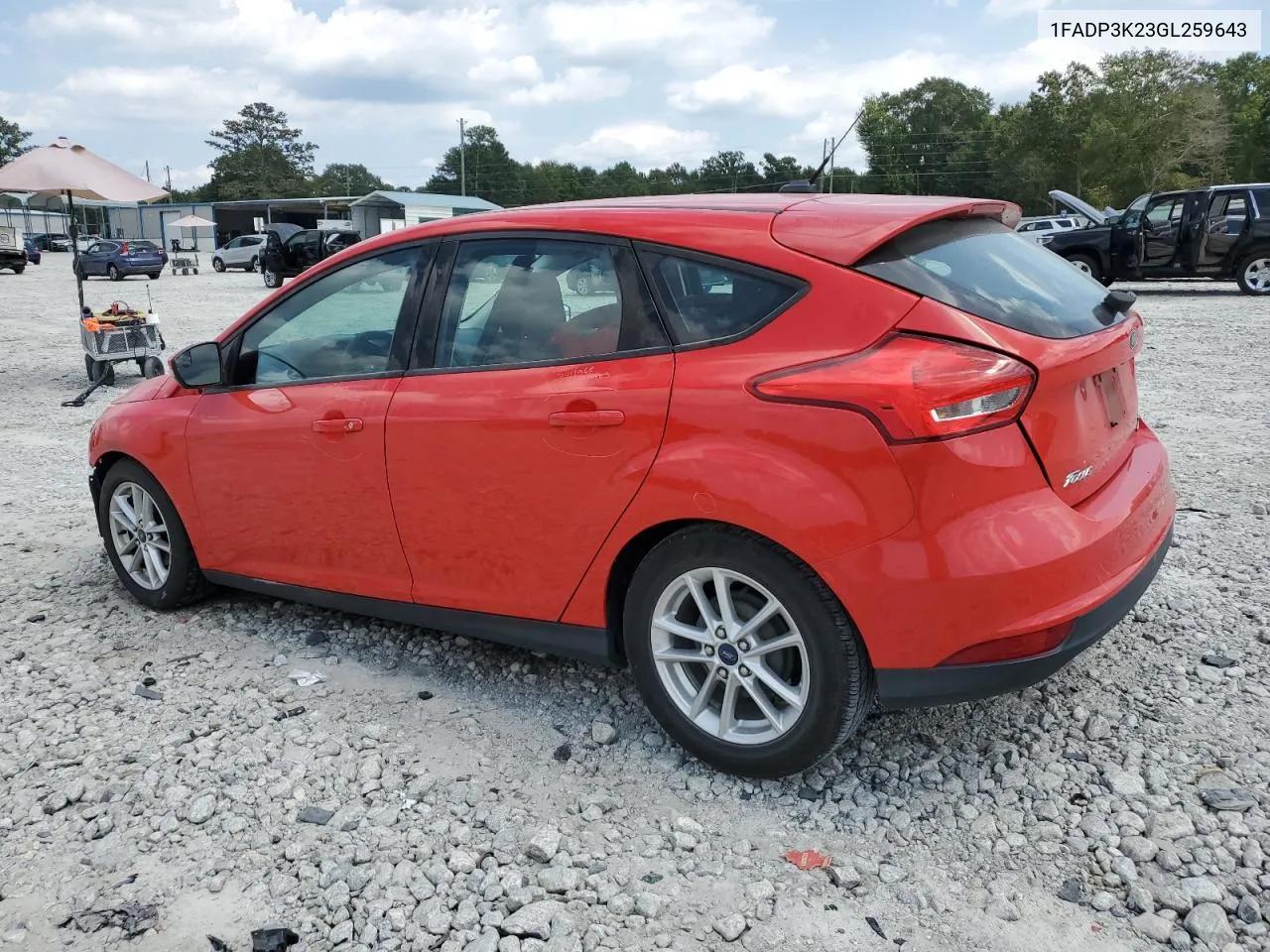 2016 Ford Focus Se VIN: 1FADP3K23GL259643 Lot: 67867994