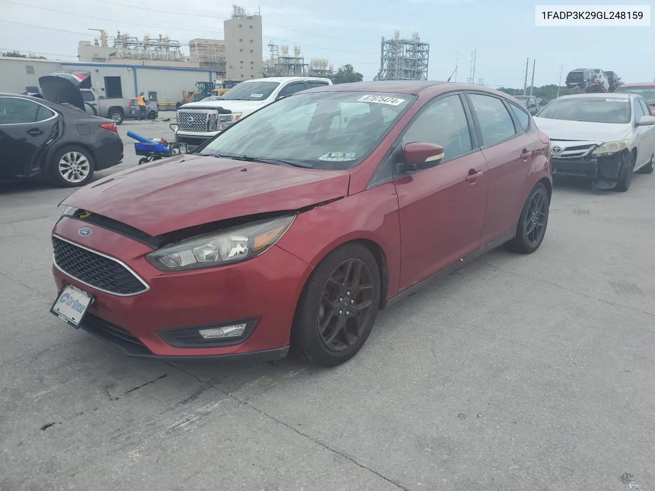 1FADP3K29GL248159 2016 Ford Focus Se