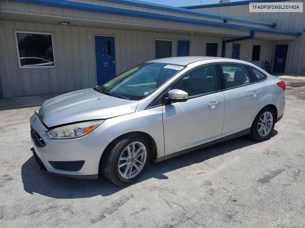 2016 Ford Focus Se VIN: 1FADP3F26GL201424 Lot: 67912524