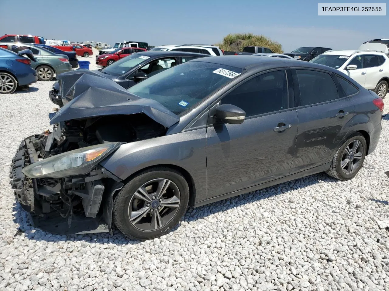 2016 Ford Focus Se VIN: 1FADP3FE4GL252656 Lot: 68172664