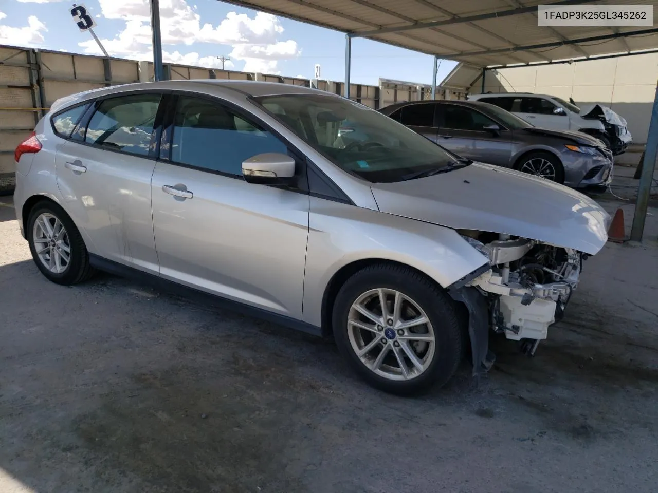 1FADP3K25GL345262 2016 Ford Focus Se