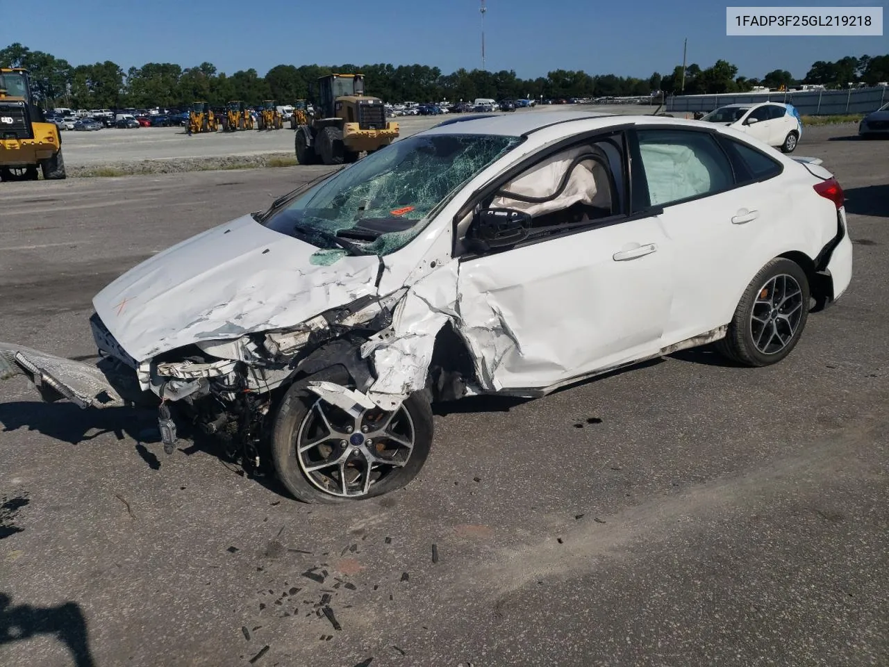 2016 Ford Focus Se VIN: 1FADP3F25GL219218 Lot: 68356454