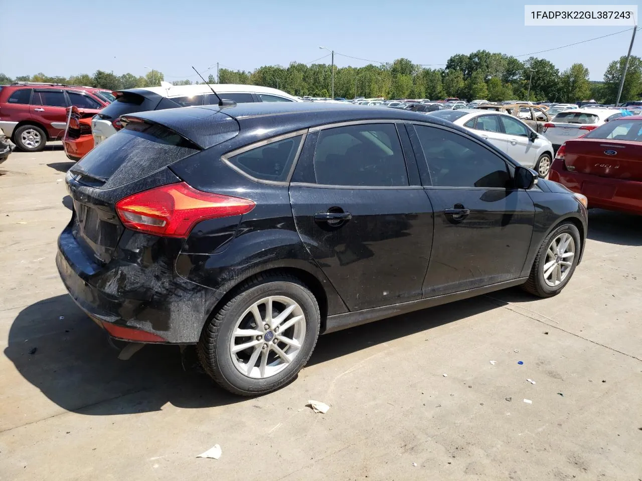 2016 Ford Focus Se VIN: 1FADP3K22GL387243 Lot: 68411874