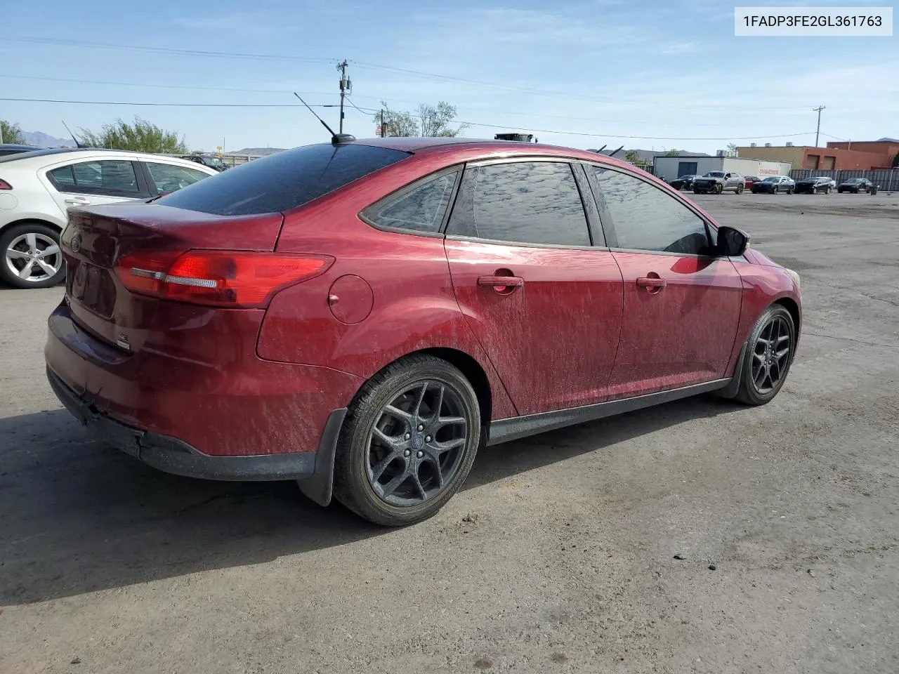 2016 Ford Focus Se VIN: 1FADP3FE2GL361763 Lot: 68565744