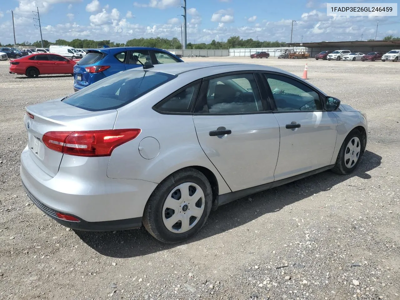 2016 Ford Focus S VIN: 1FADP3E26GL246459 Lot: 68683434