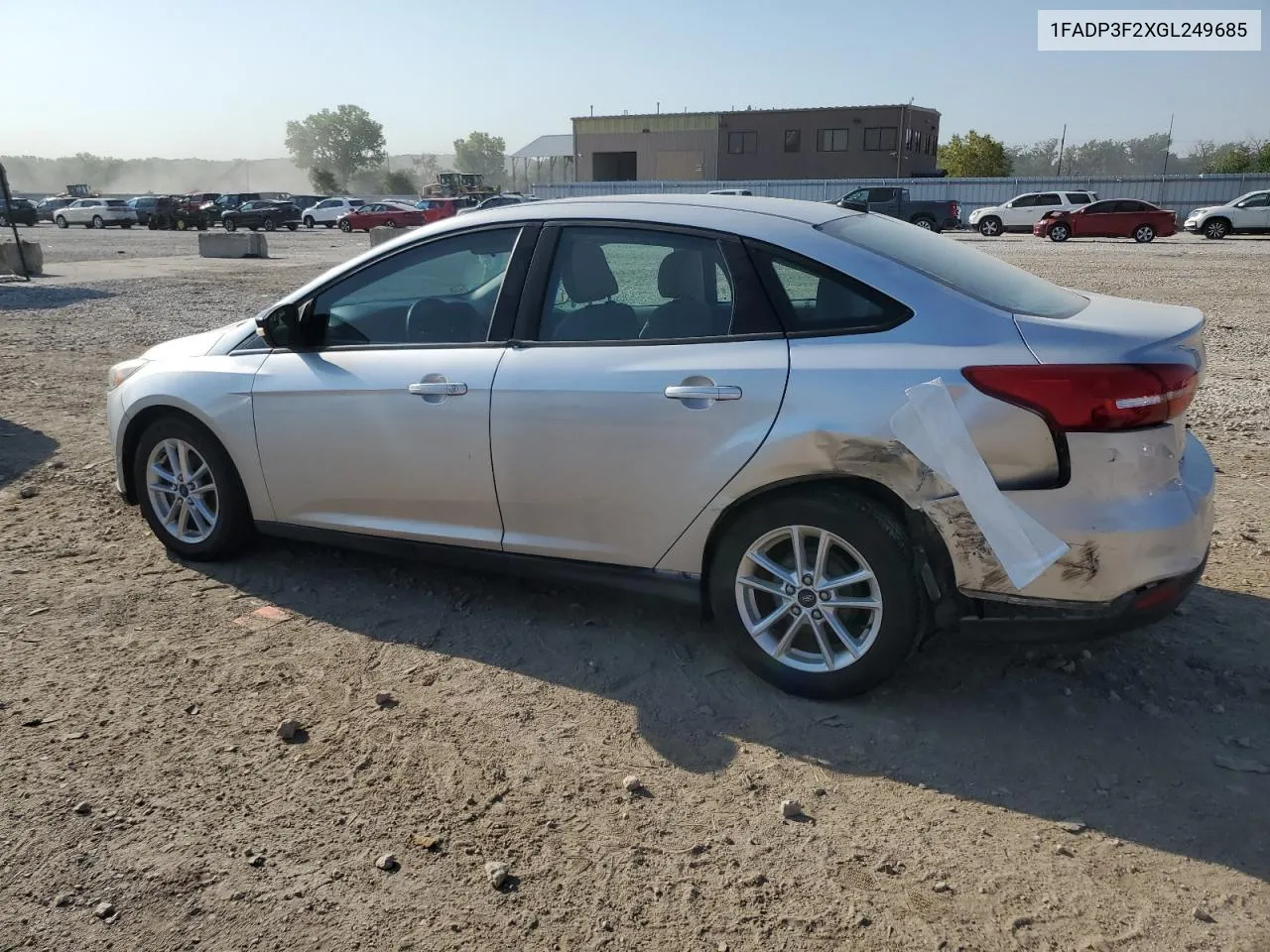 2016 Ford Focus Se VIN: 1FADP3F2XGL249685 Lot: 68887784