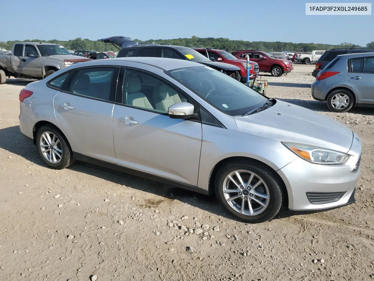 2016 Ford Focus Se VIN: 1FADP3F2XGL249685 Lot: 68887784