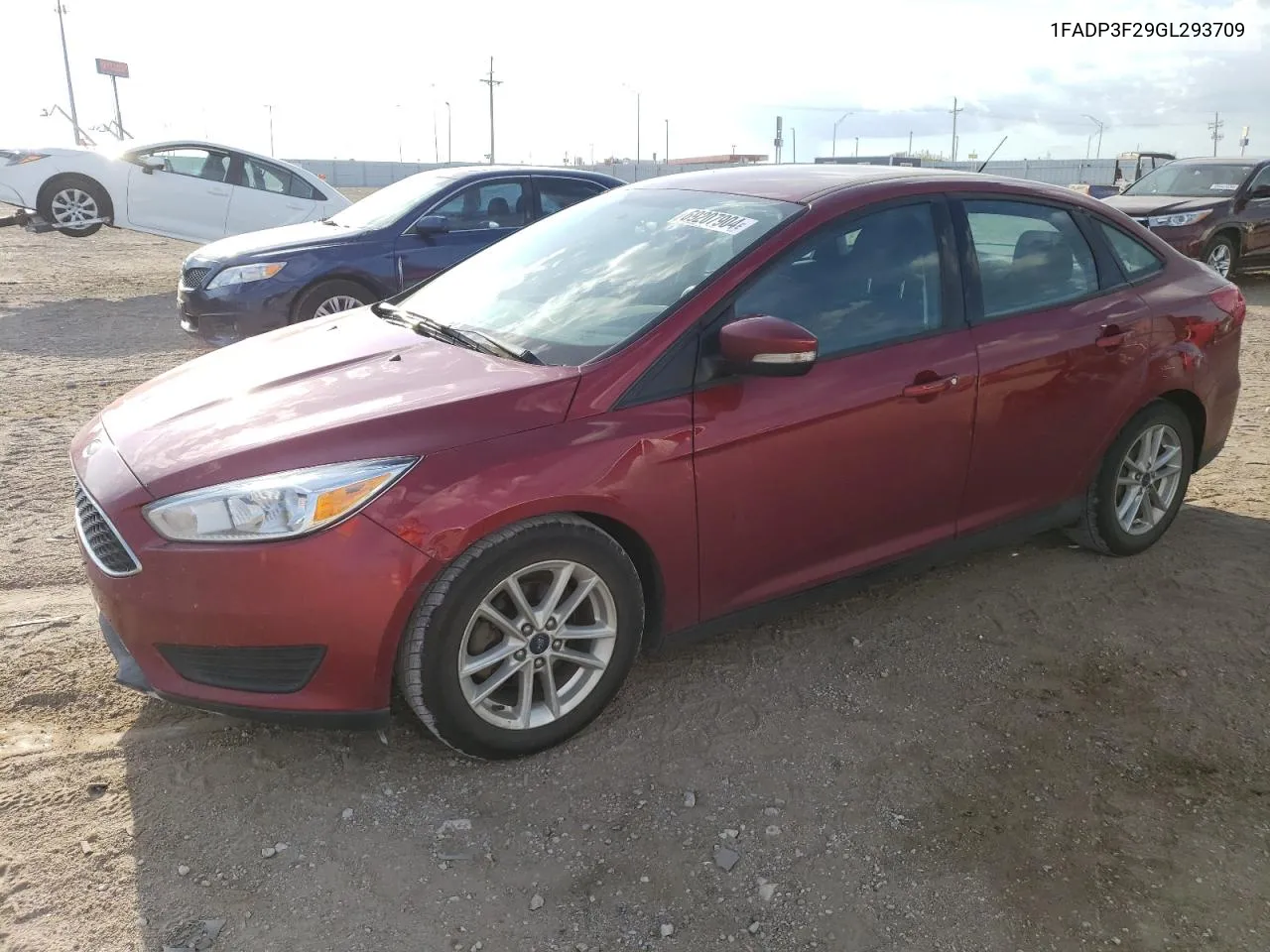 2016 Ford Focus Se VIN: 1FADP3F29GL293709 Lot: 69207904