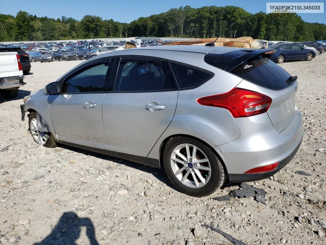 2016 Ford Focus Se VIN: 1FADP3K21GL345033 Lot: 69229054