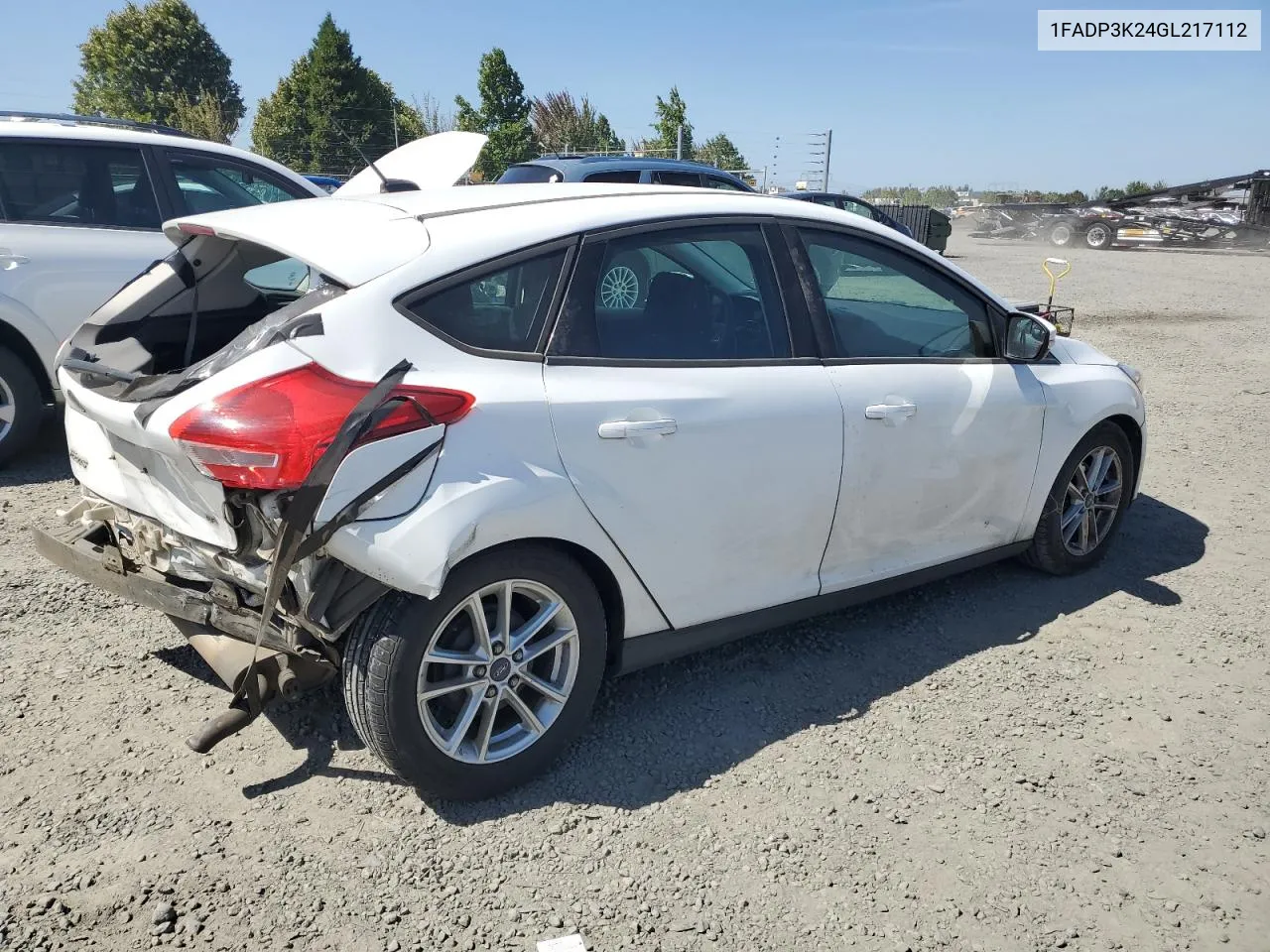 2016 Ford Focus Se VIN: 1FADP3K24GL217112 Lot: 69245224