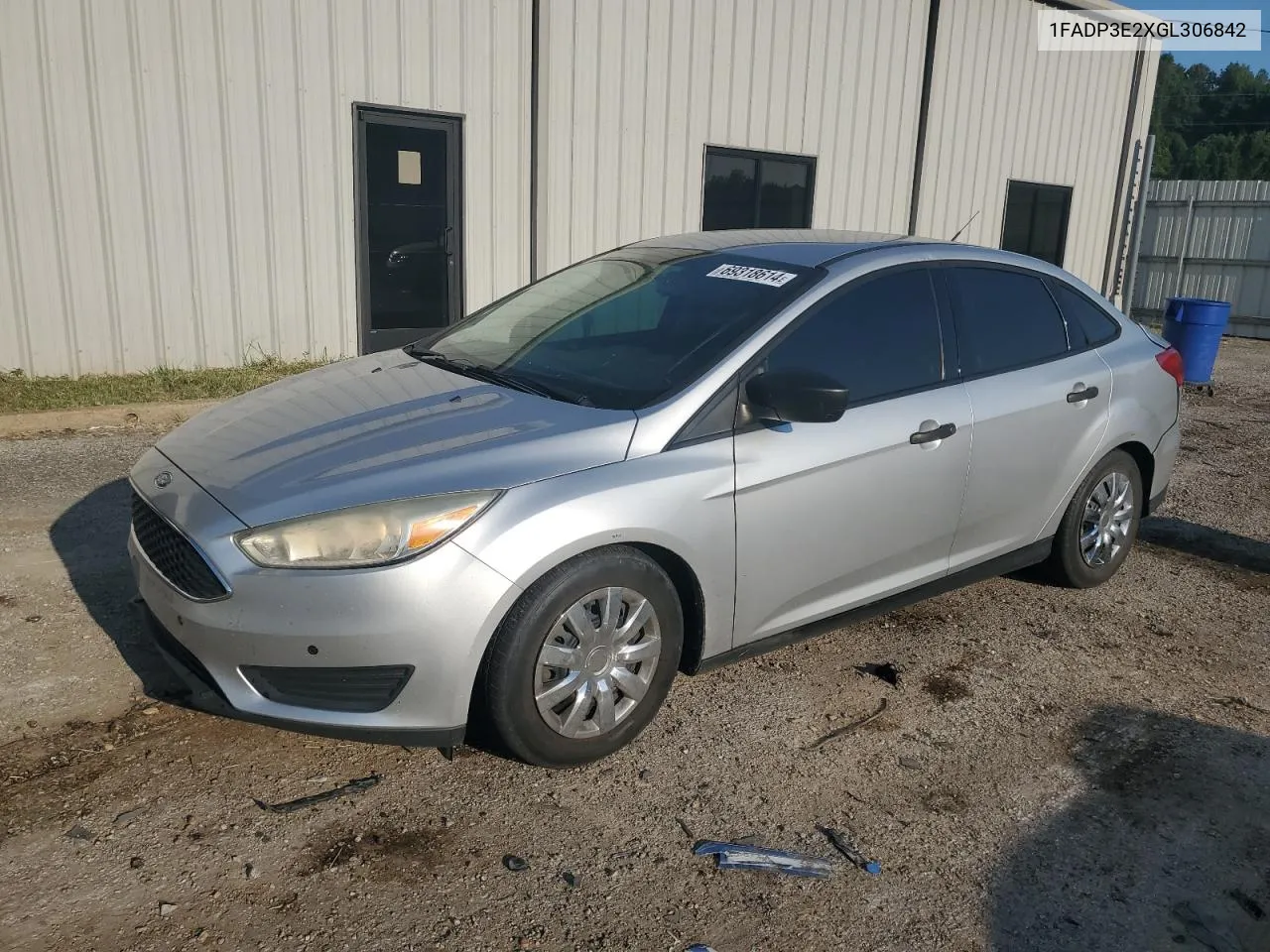 2016 Ford Focus S VIN: 1FADP3E2XGL306842 Lot: 69318614