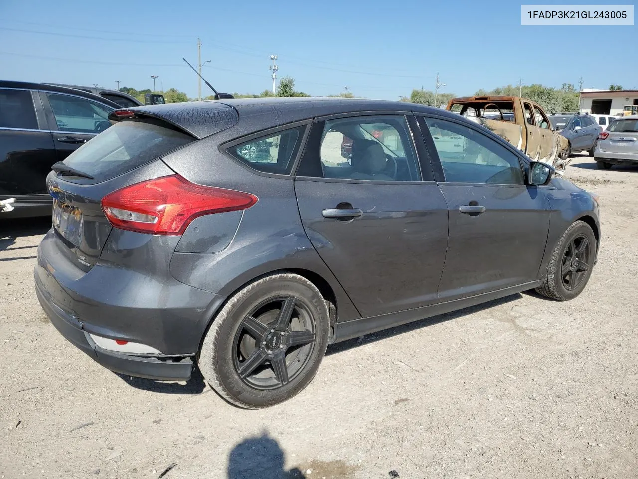 2016 Ford Focus Se VIN: 1FADP3K21GL243005 Lot: 69390204