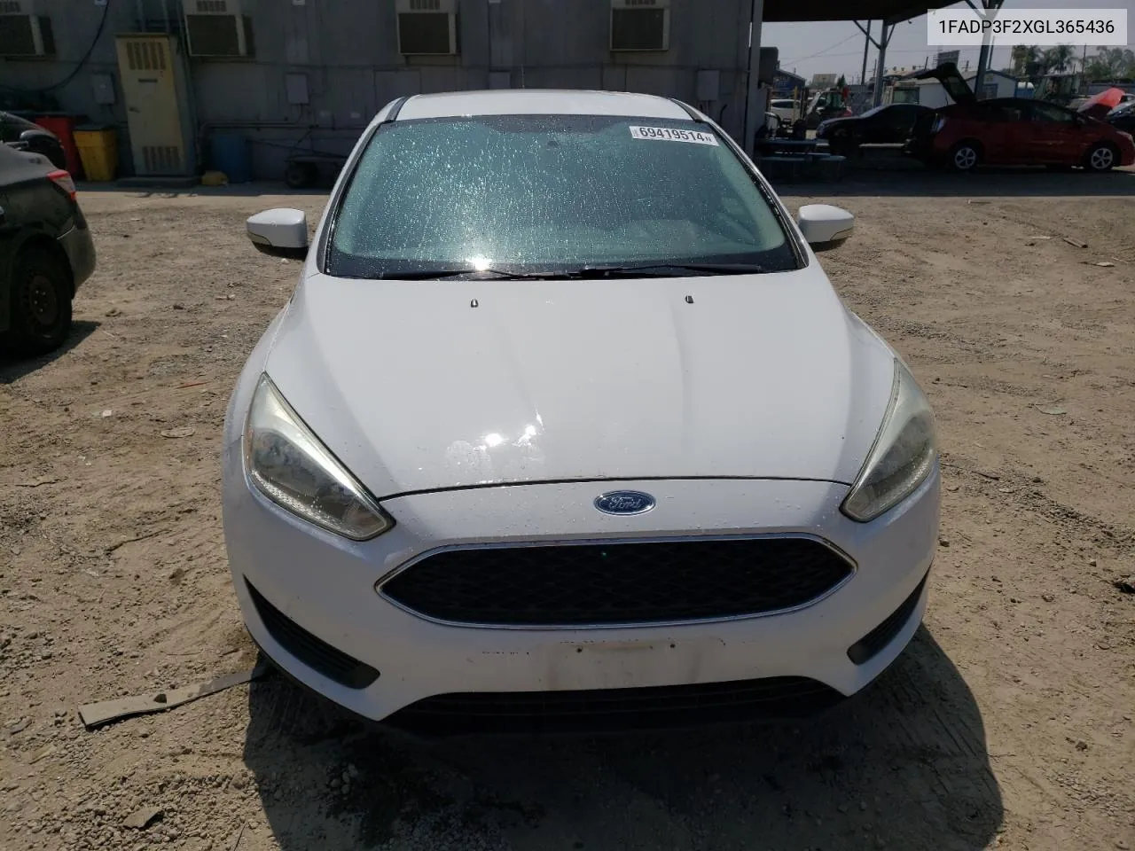 1FADP3F2XGL365436 2016 Ford Focus Se