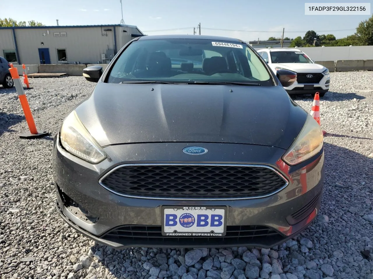 2016 Ford Focus Se VIN: 1FADP3F29GL322156 Lot: 69446194