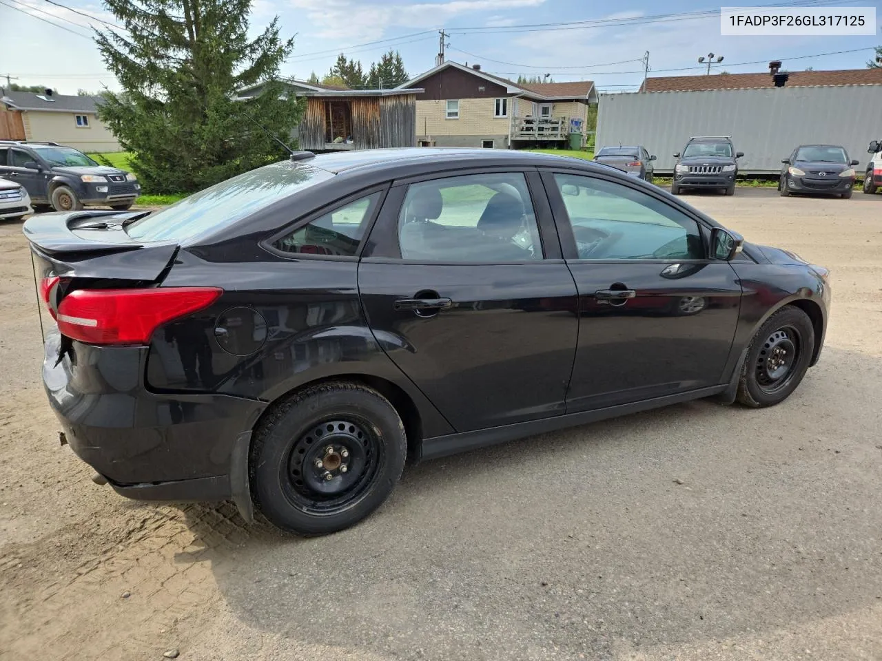 2016 Ford Focus Se VIN: 1FADP3F26GL317125 Lot: 69449624