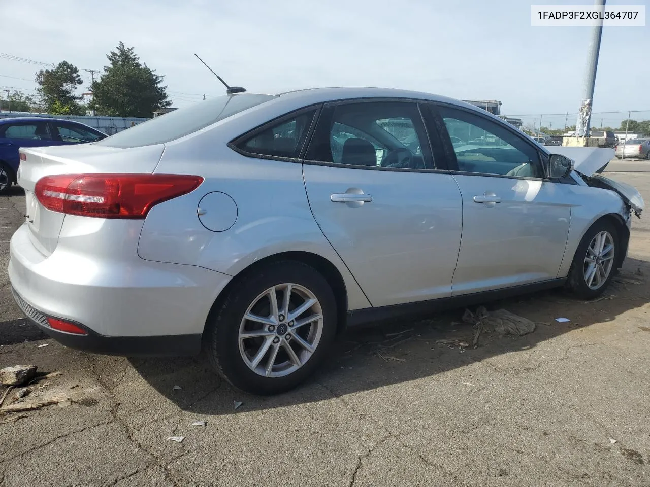 2016 Ford Focus Se VIN: 1FADP3F2XGL364707 Lot: 69500744