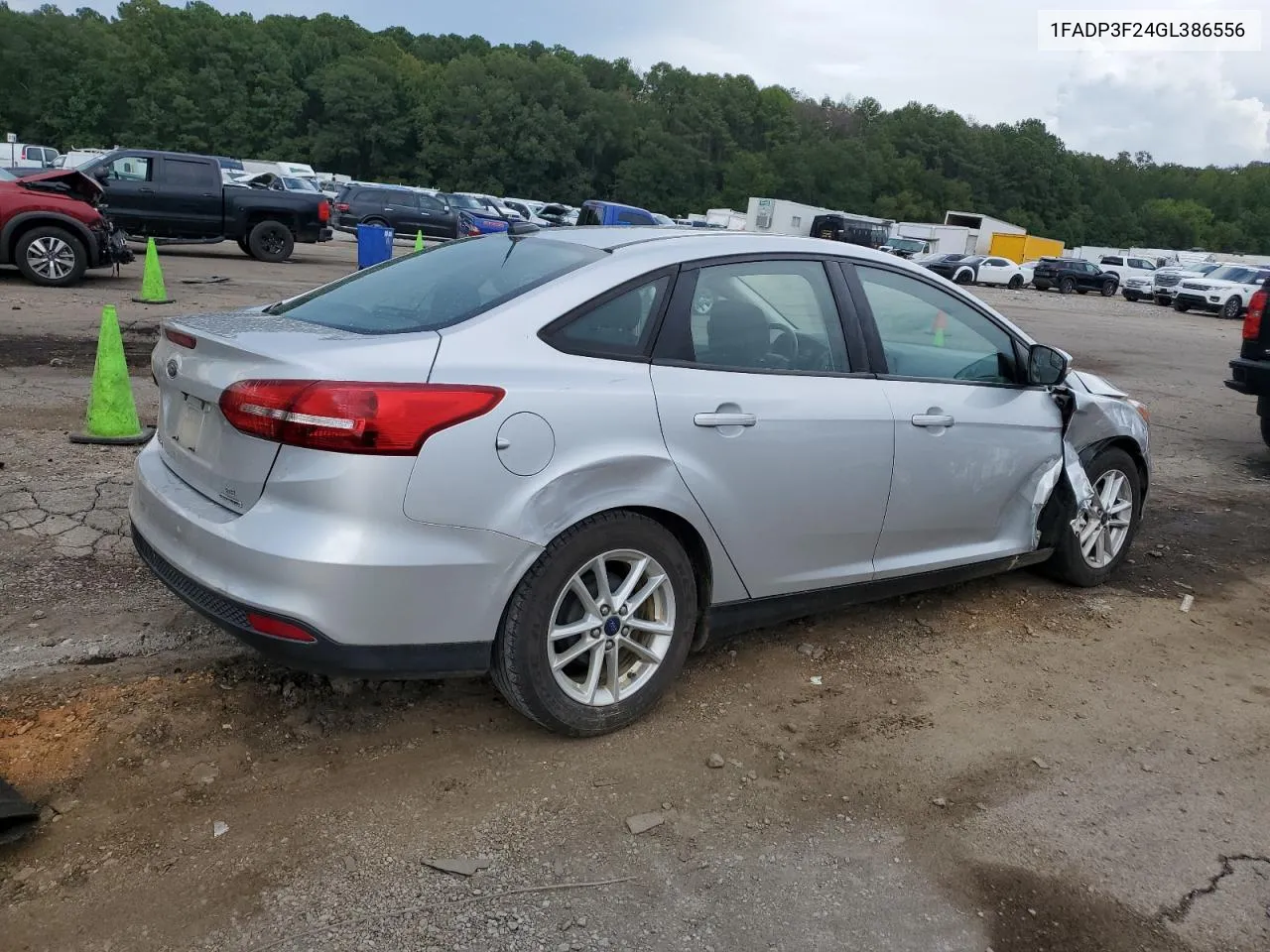 2016 Ford Focus Se VIN: 1FADP3F24GL386556 Lot: 69585174