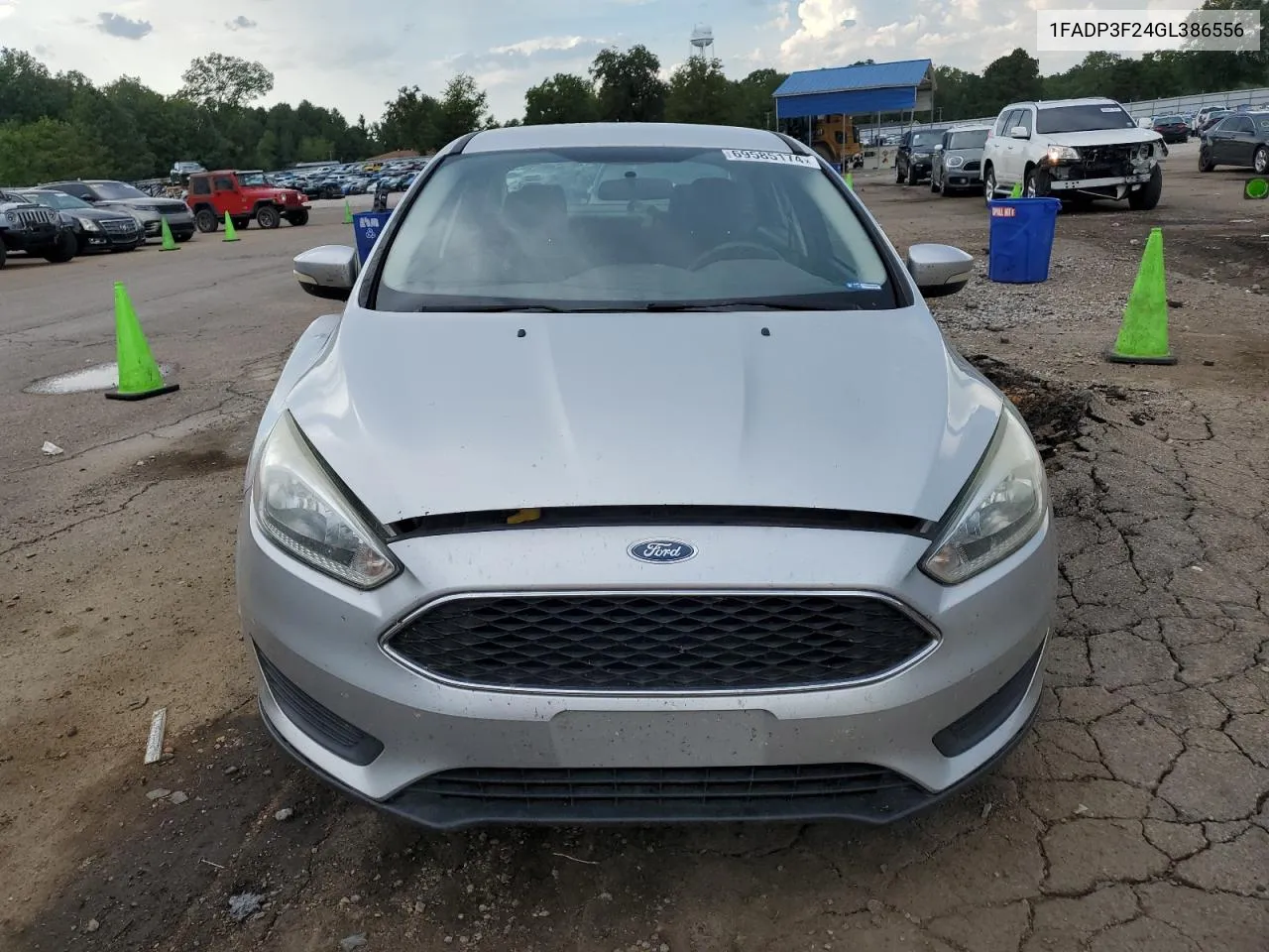 2016 Ford Focus Se VIN: 1FADP3F24GL386556 Lot: 69585174