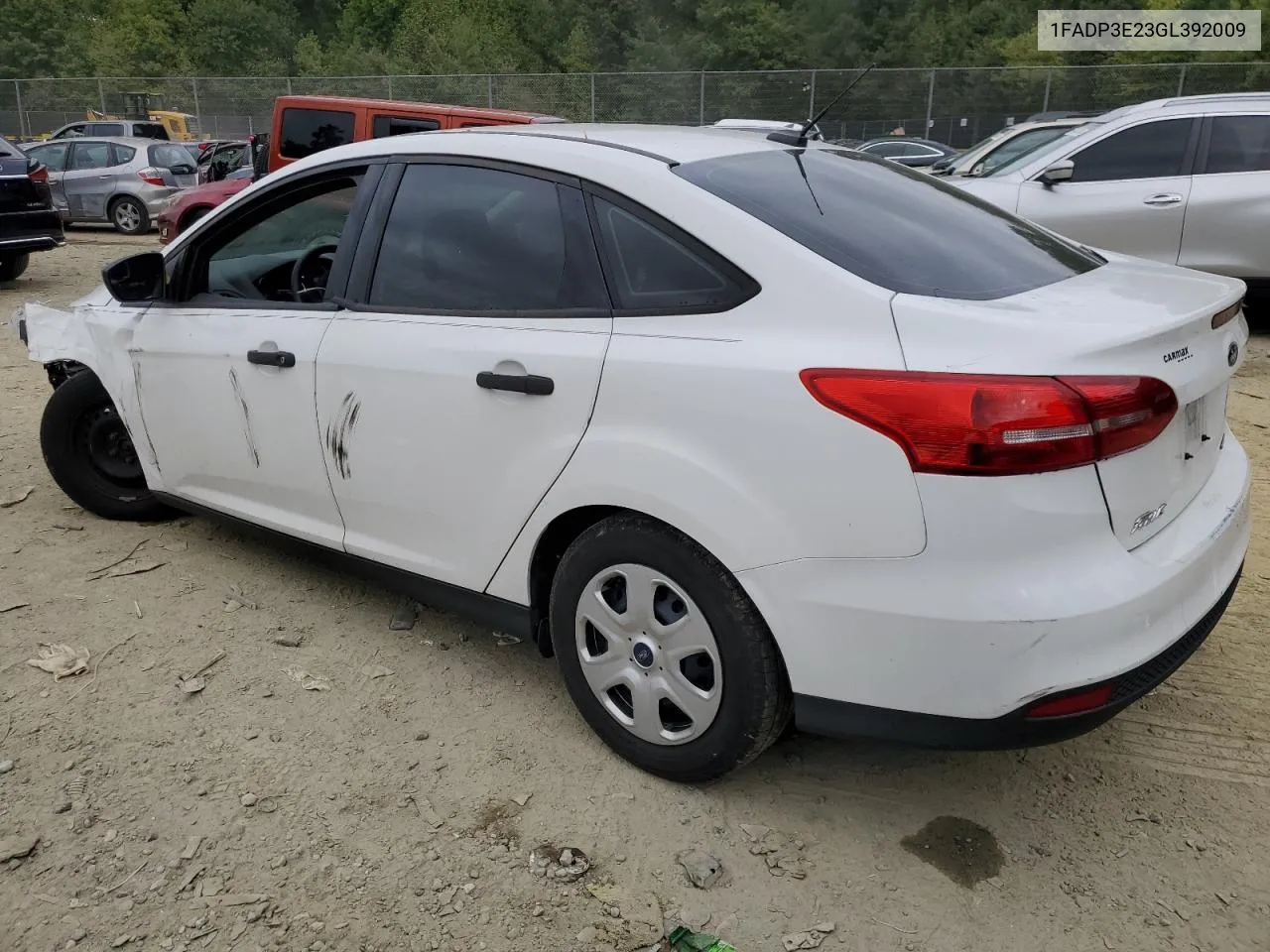 2016 Ford Focus S VIN: 1FADP3E23GL392009 Lot: 69665444