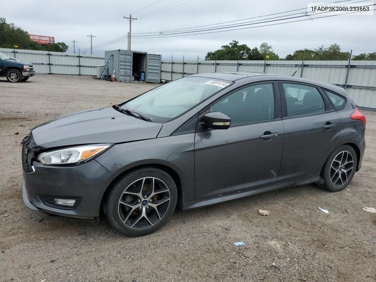 2016 Ford Focus Se VIN: 1FADP3K20GL233663 Lot: 69691414