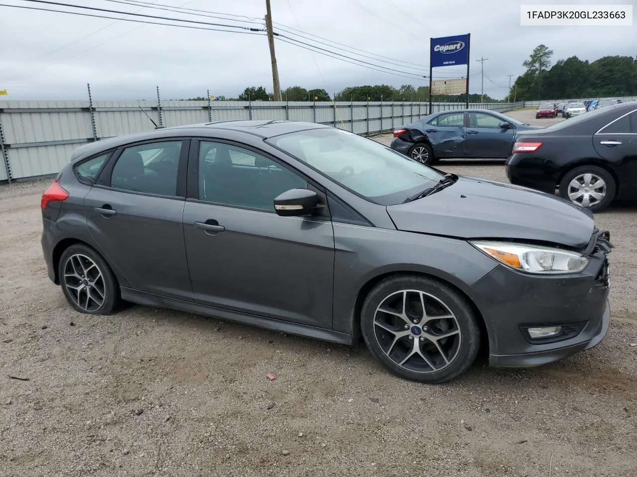 2016 Ford Focus Se VIN: 1FADP3K20GL233663 Lot: 69691414