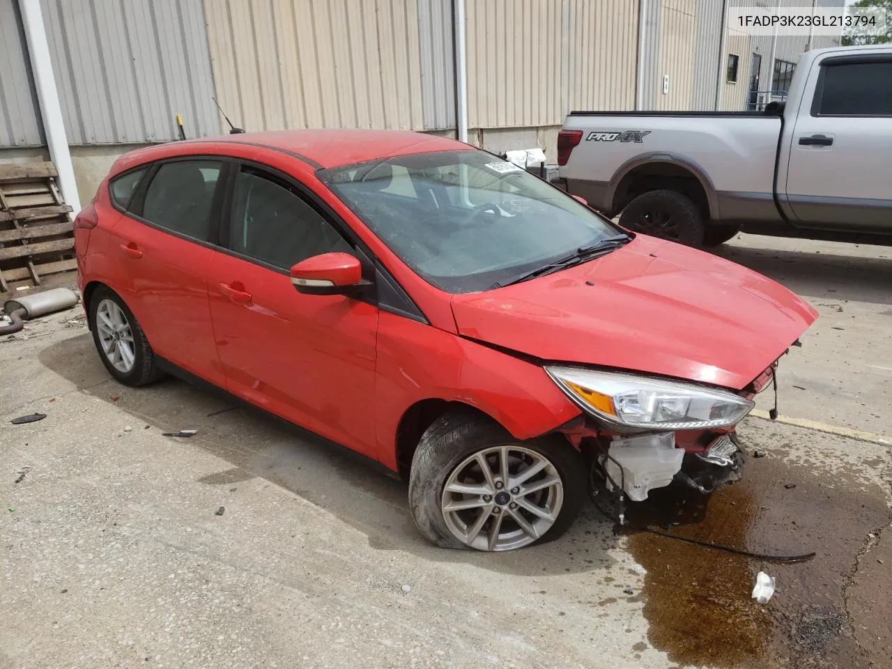 2016 Ford Focus Se VIN: 1FADP3K23GL213794 Lot: 69767824