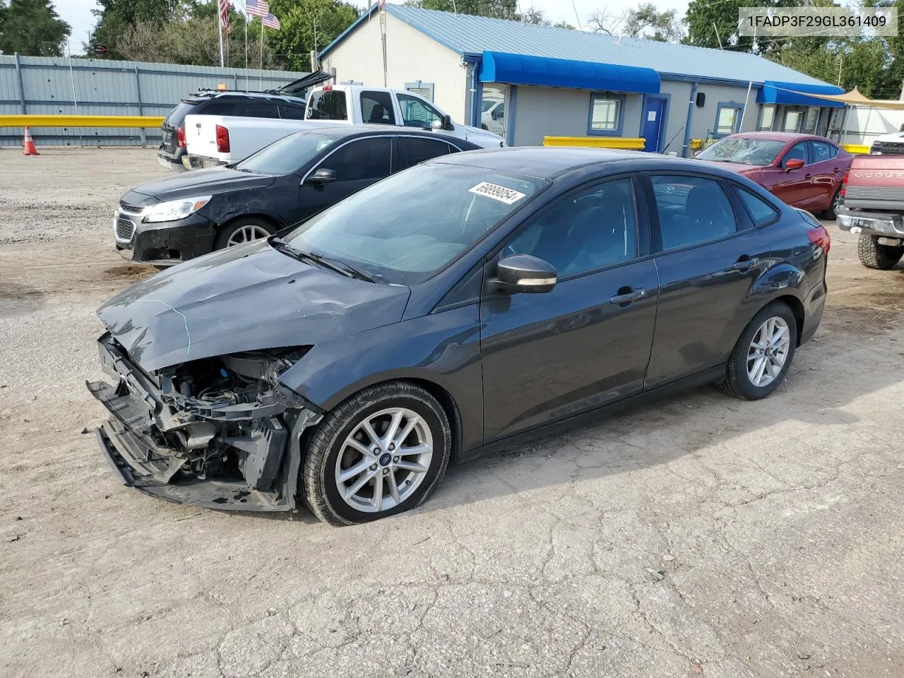 2016 Ford Focus Se VIN: 1FADP3F29GL361409 Lot: 69899054