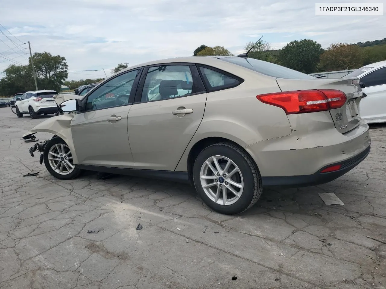 2016 Ford Focus Se VIN: 1FADP3F21GL346340 Lot: 70006944