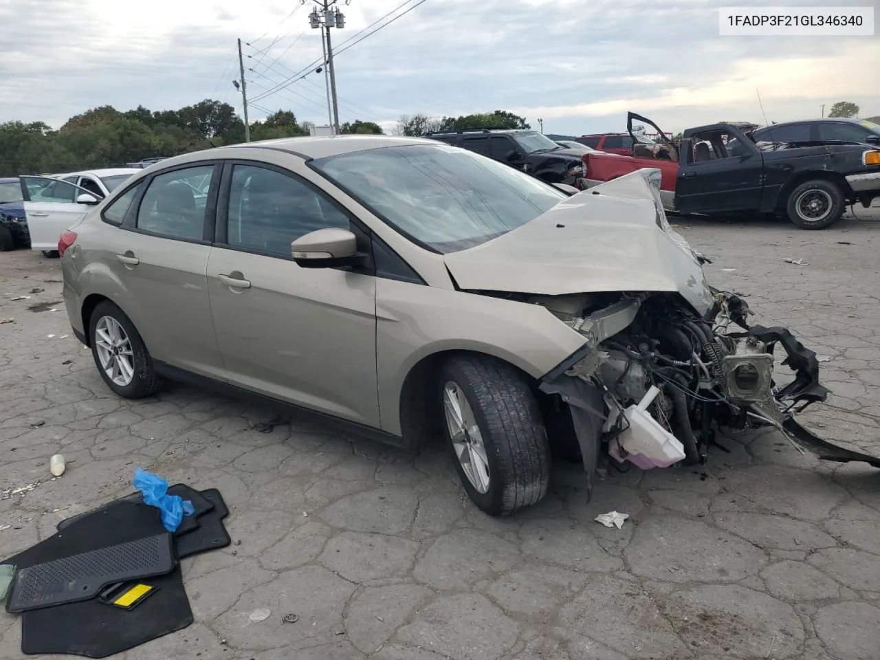 1FADP3F21GL346340 2016 Ford Focus Se