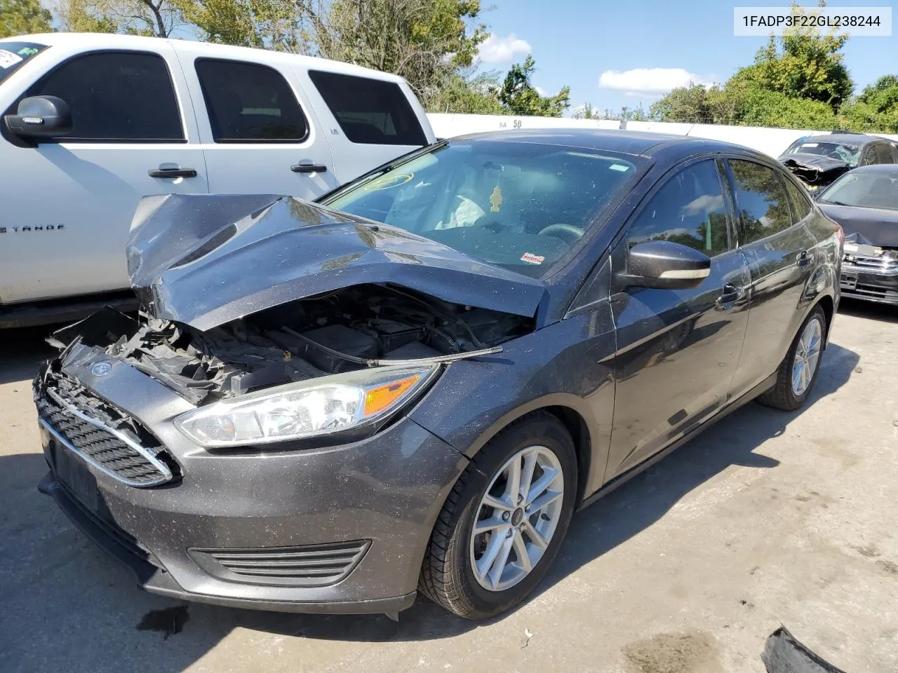 2016 Ford Focus Se VIN: 1FADP3F22GL238244 Lot: 70054964