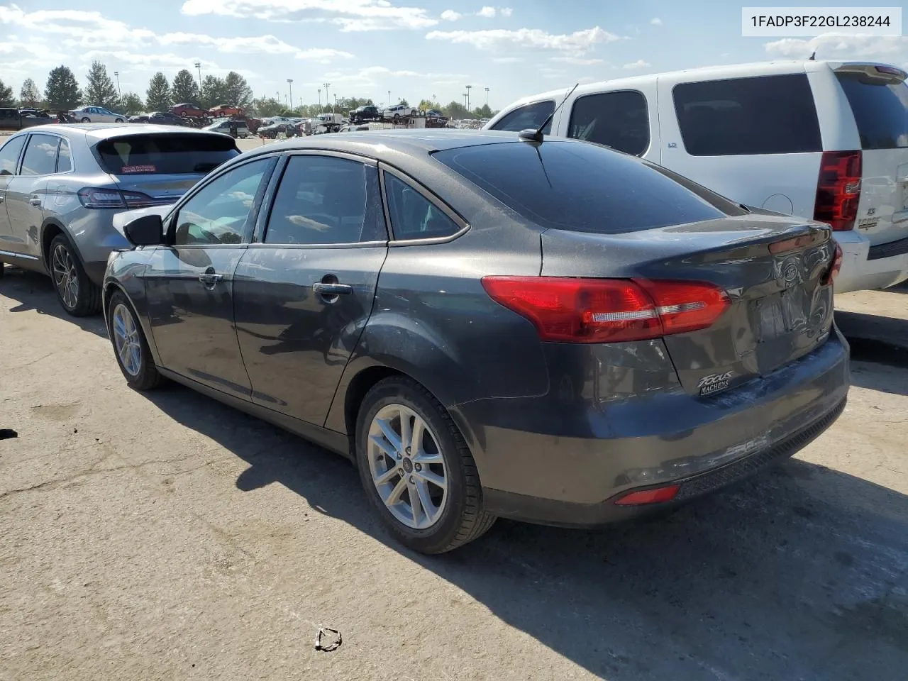 2016 Ford Focus Se VIN: 1FADP3F22GL238244 Lot: 70054964