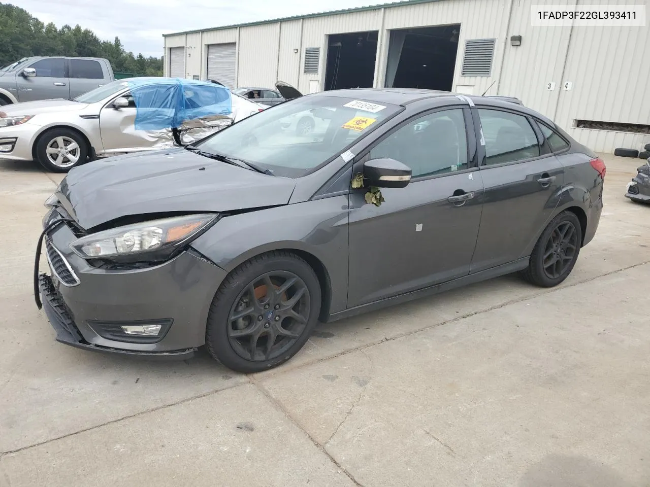 2016 Ford Focus Se VIN: 1FADP3F22GL393411 Lot: 70135104