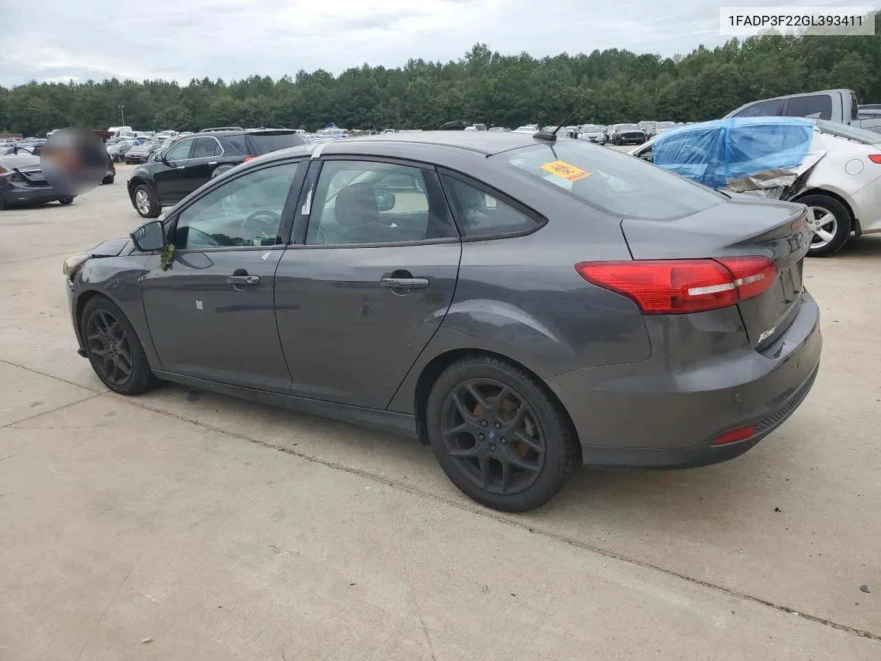 2016 Ford Focus Se VIN: 1FADP3F22GL393411 Lot: 70135104