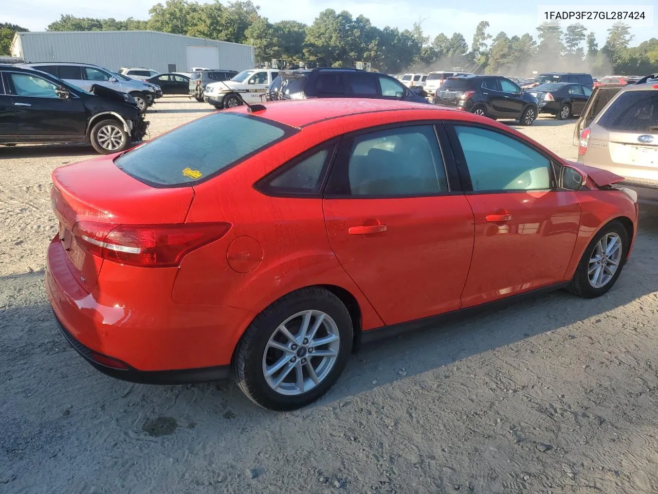 1FADP3F27GL287424 2016 Ford Focus Se