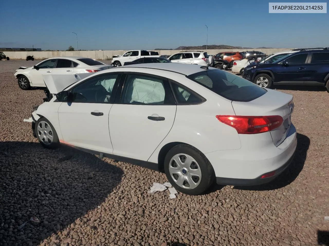 2016 Ford Focus S VIN: 1FADP3E22GL214253 Lot: 70233074